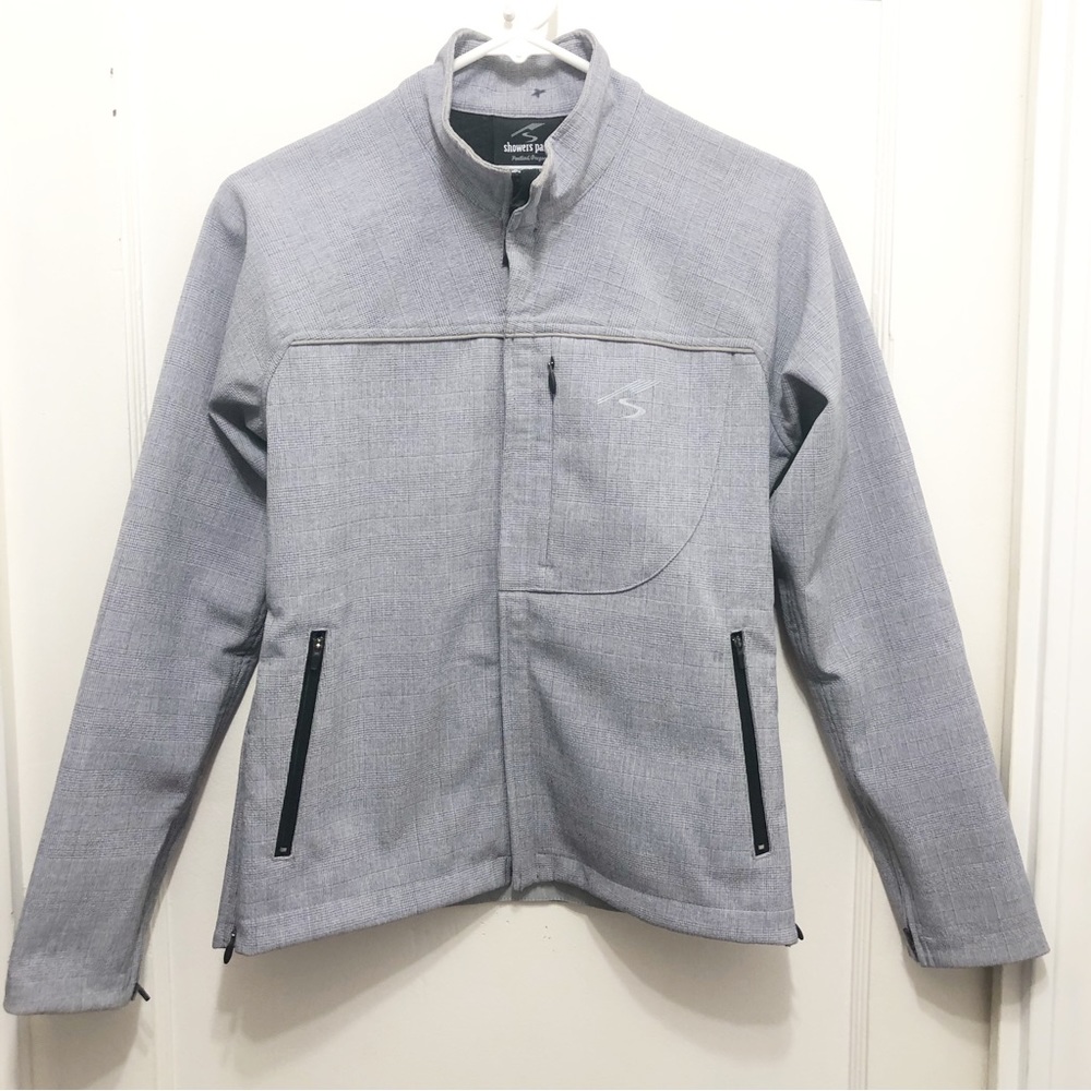 Showers Pass Women’s Small Micro Lavender Plaid Cycling Coat